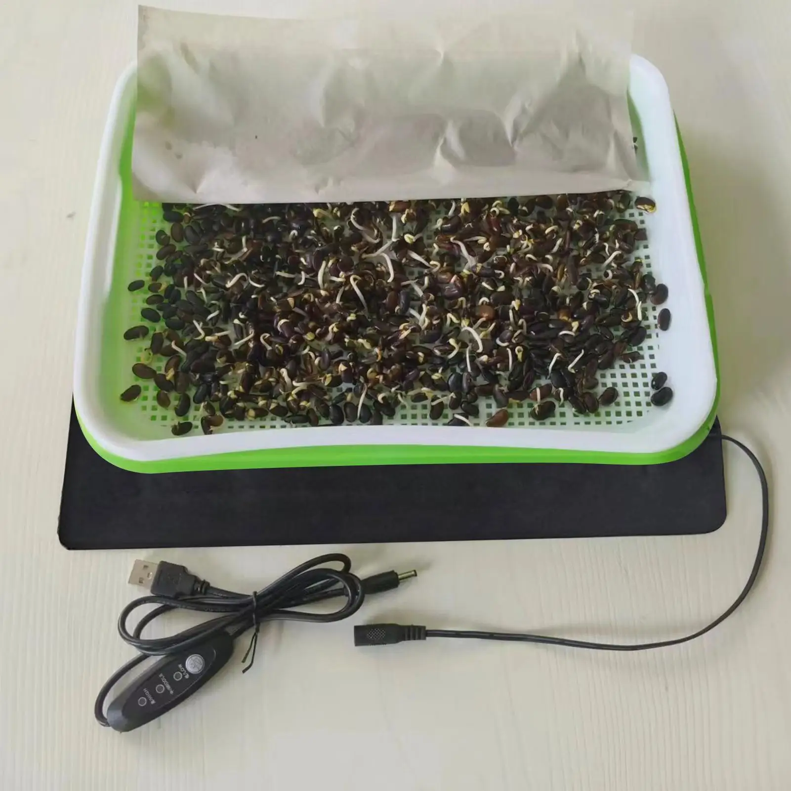 hot Seedling Mat Heating Pad With 3 Temp Adjustable Warm Seedling Heat Mat For Indoor Outdoor Gardening Germination Root Cutting thumbnail 6