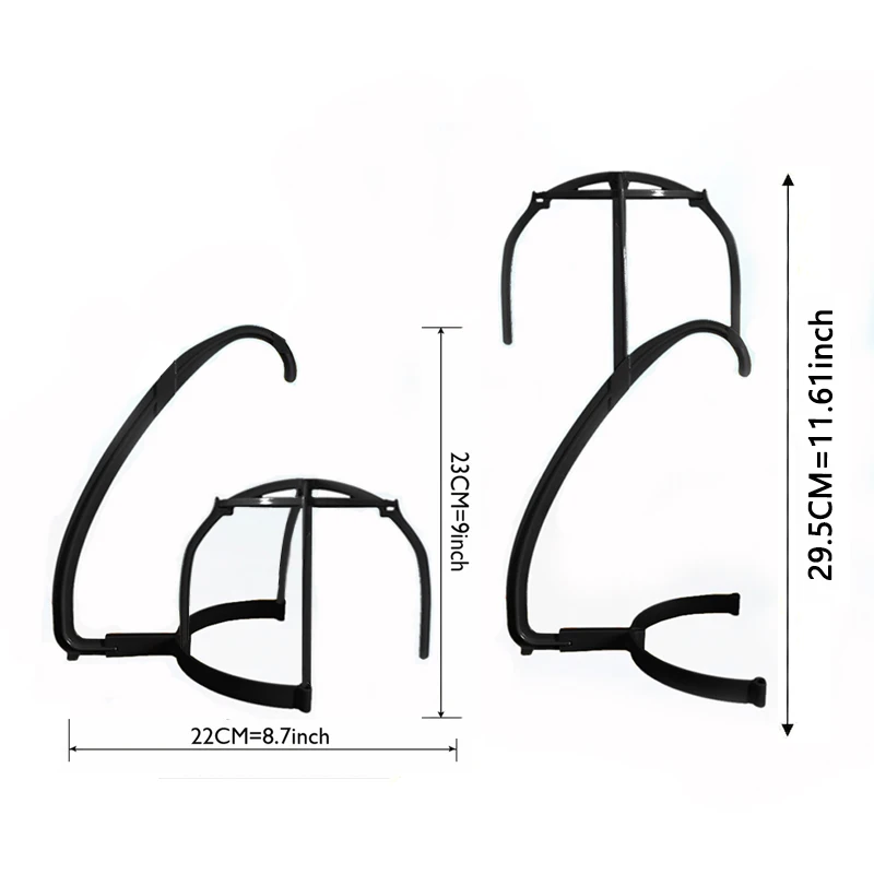 1/2/3pcs Folding Wig Stand Plastic Portable Hat Display Stand Adjustable Durable Barbershop Fashion Model Holder Home Salon Use thumbnail 4