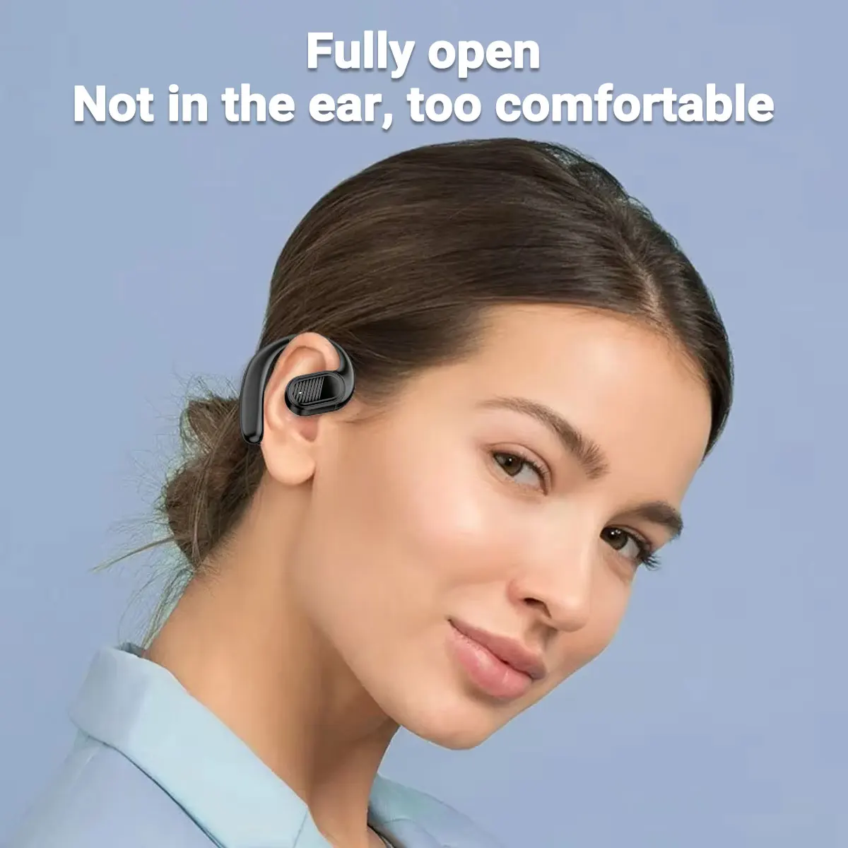 Wireless Bluetooth Earphones Air Conduction OWS Headphone HiFi Ear-Hook Music Sports Noise Cancel Headset for Smart Phones thumbnail 3