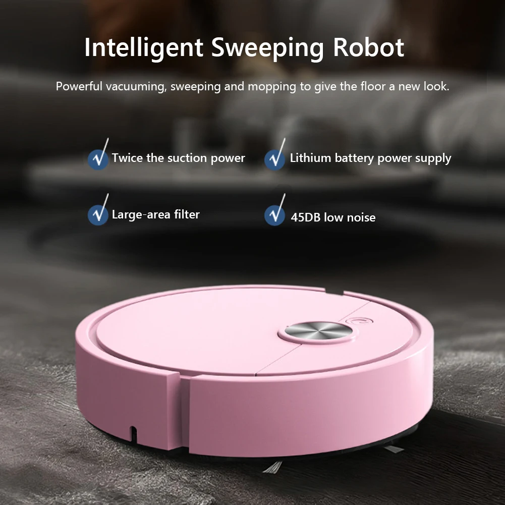 3 in 1 Sweeping Robot Strong Suction Robot Vacuum Vacuum Mop Robot Compact Cleaning Machine for Pet Hair Stubborn Dirt thumbnail 6