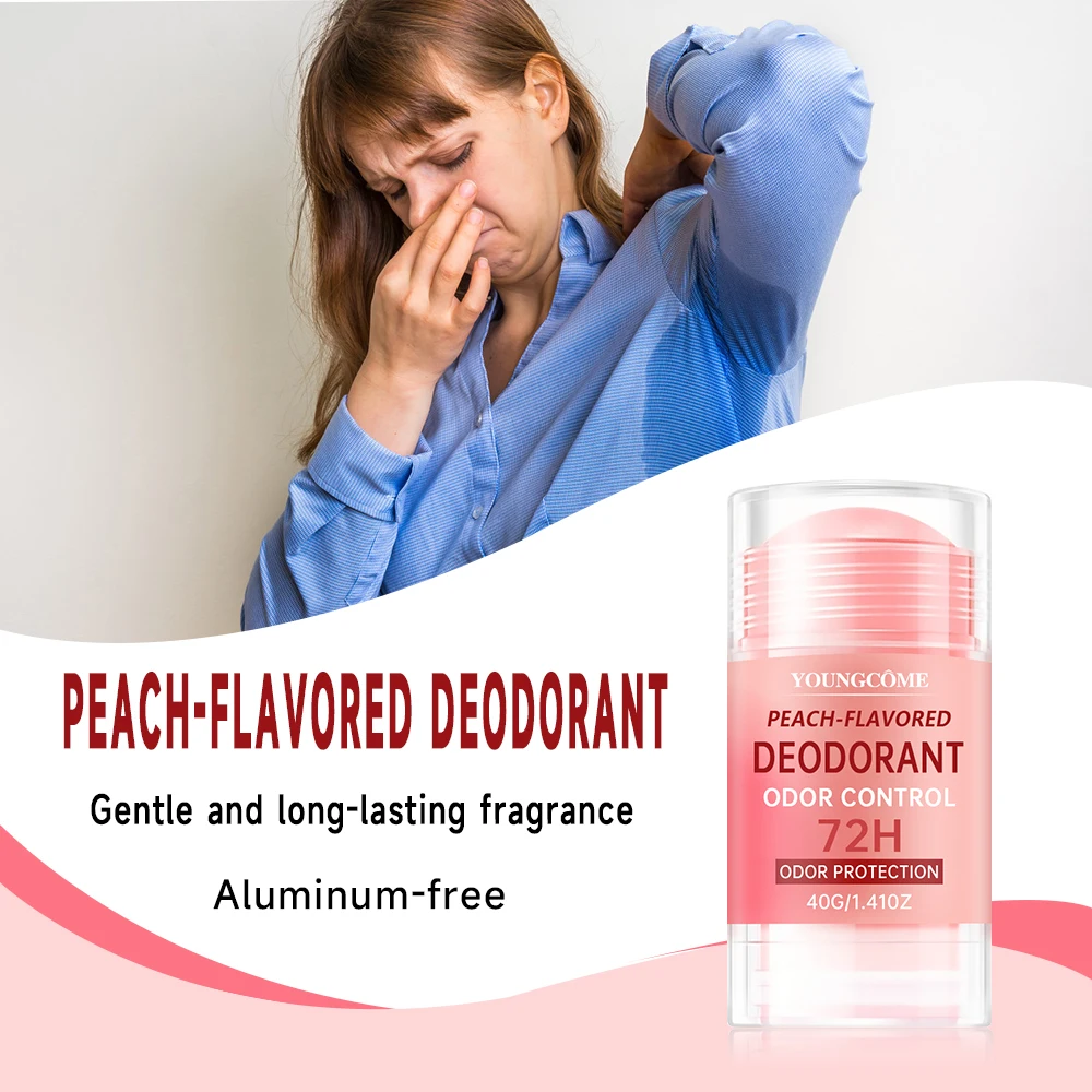 Women's Peach Vanilla Deodorant Lotion Multiple Fruits Perfume Remove Armpit Odor Underarm Atmosphere Long Lasting Fragrance thumbnail 6