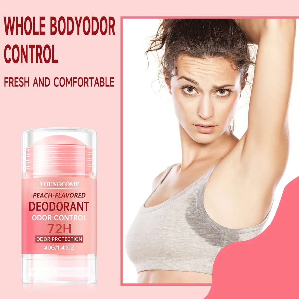 Women's Peach Vanilla Deodorant Lotion Multiple Fruits Perfume Remove Armpit Odor Underarm Atmosphere Long Lasting Fragrance thumbnail 4
