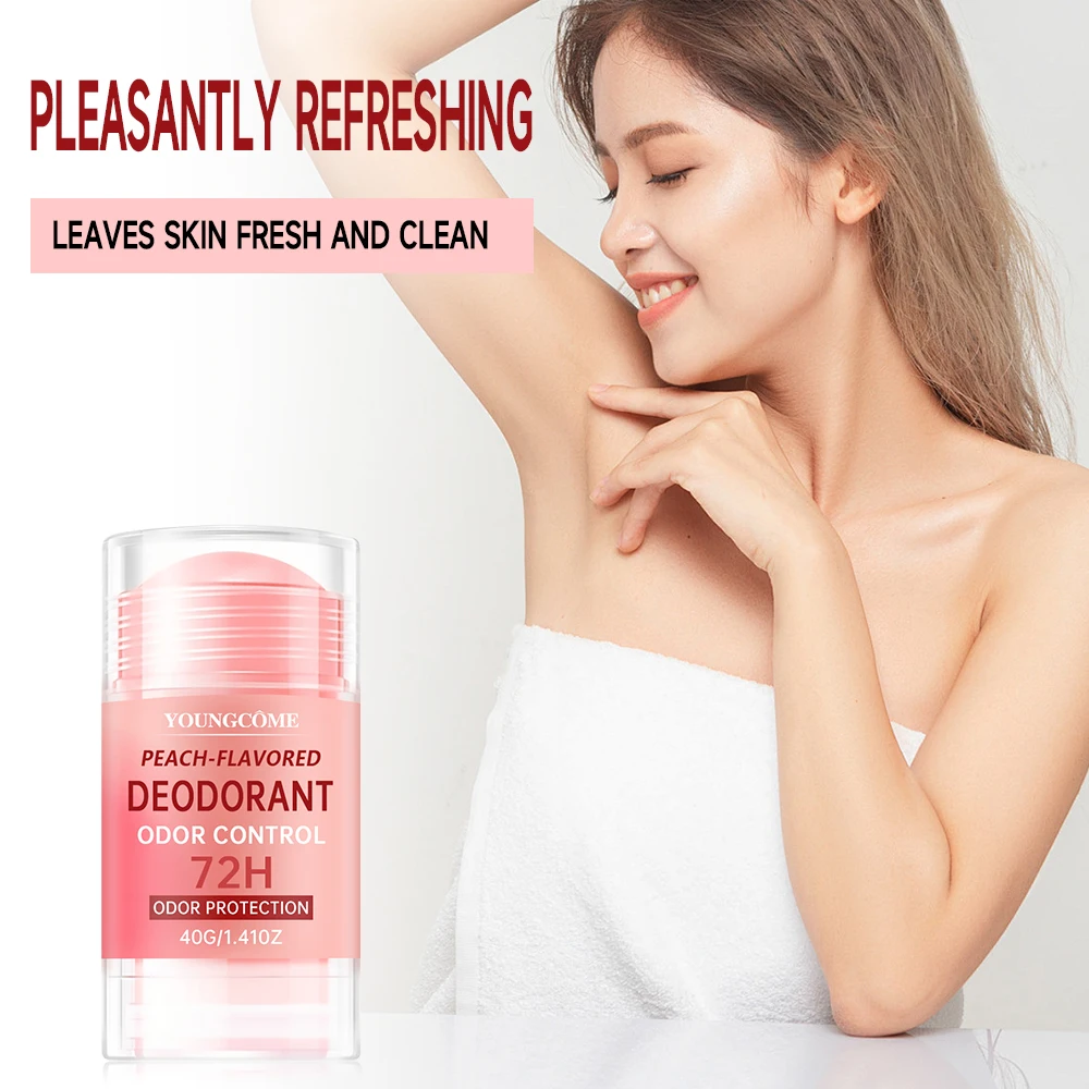 Women's Peach Vanilla Deodorant Lotion Multiple Fruits Perfume Remove Armpit Odor Underarm Atmosphere Long Lasting Fragrance thumbnail 2