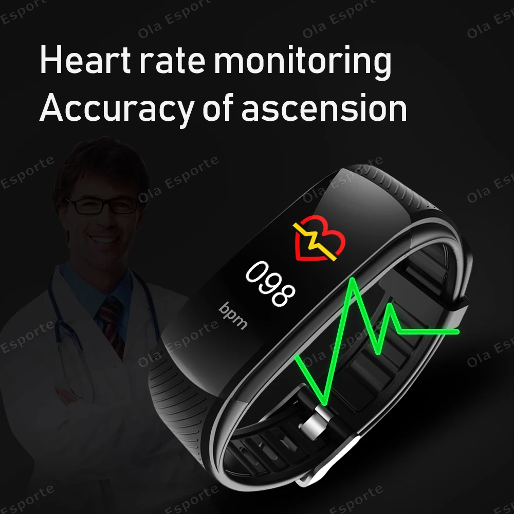 SM-R390 Smart Watch Men Women Gifts Bluetooth Step Counting Fitness Tracker Heart Rate Blood Pressure Sports Bracelet Smart Band thumbnail 4