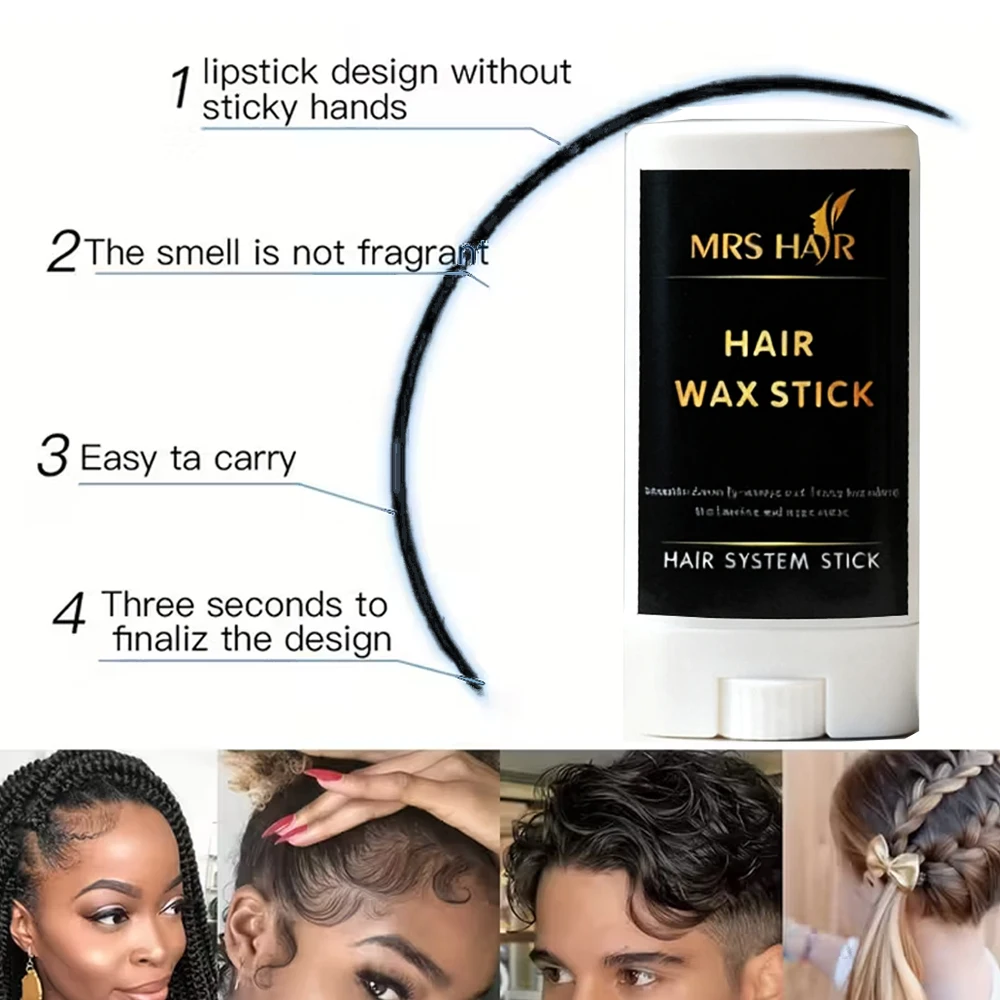 Wig Installation Kit Set With Everything 9Pcs HD Hair cap Lace Wig white Glue Hair Wax Stick remocer Edge Control brush Wig Band thumbnail 2