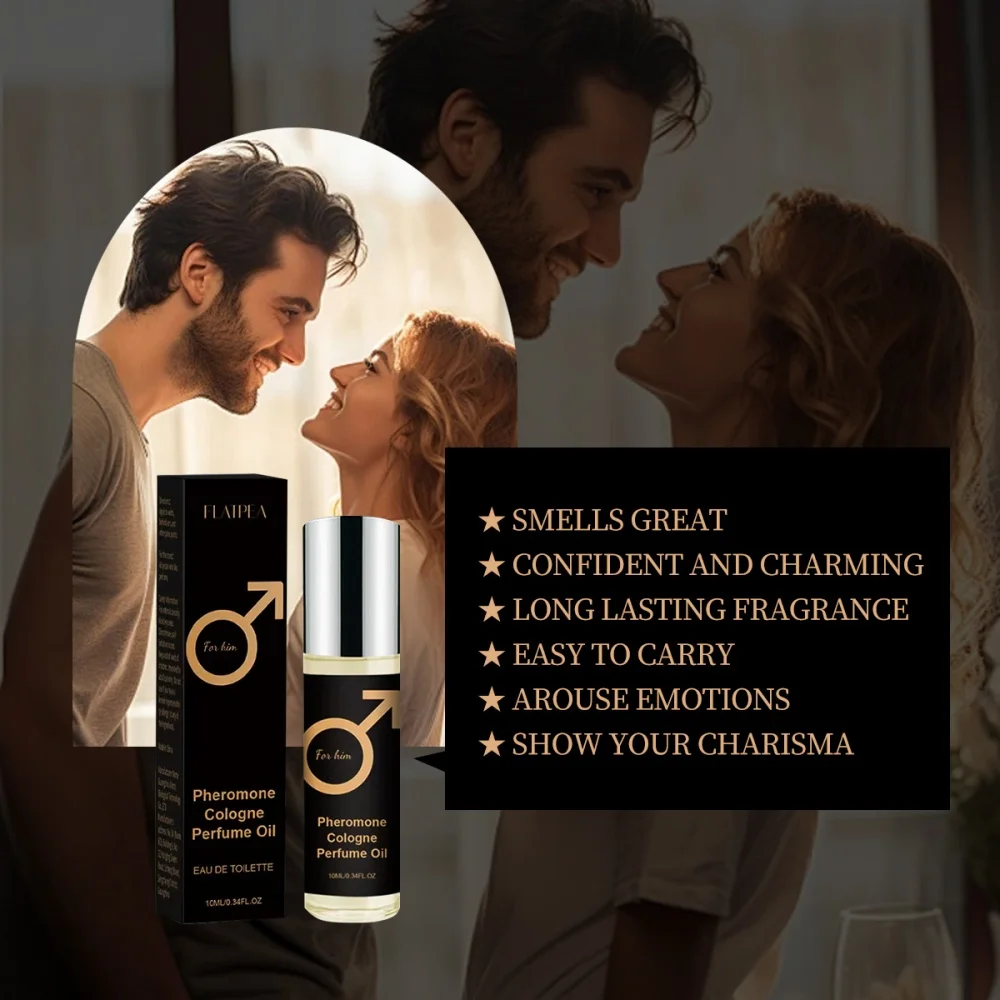 Men's Roll-on Pheromone Fragrance Long Lasting Perfume Dating Fragrant Perfumes Cologne Fragrance Suitable for Dating and Daily thumbnail 3