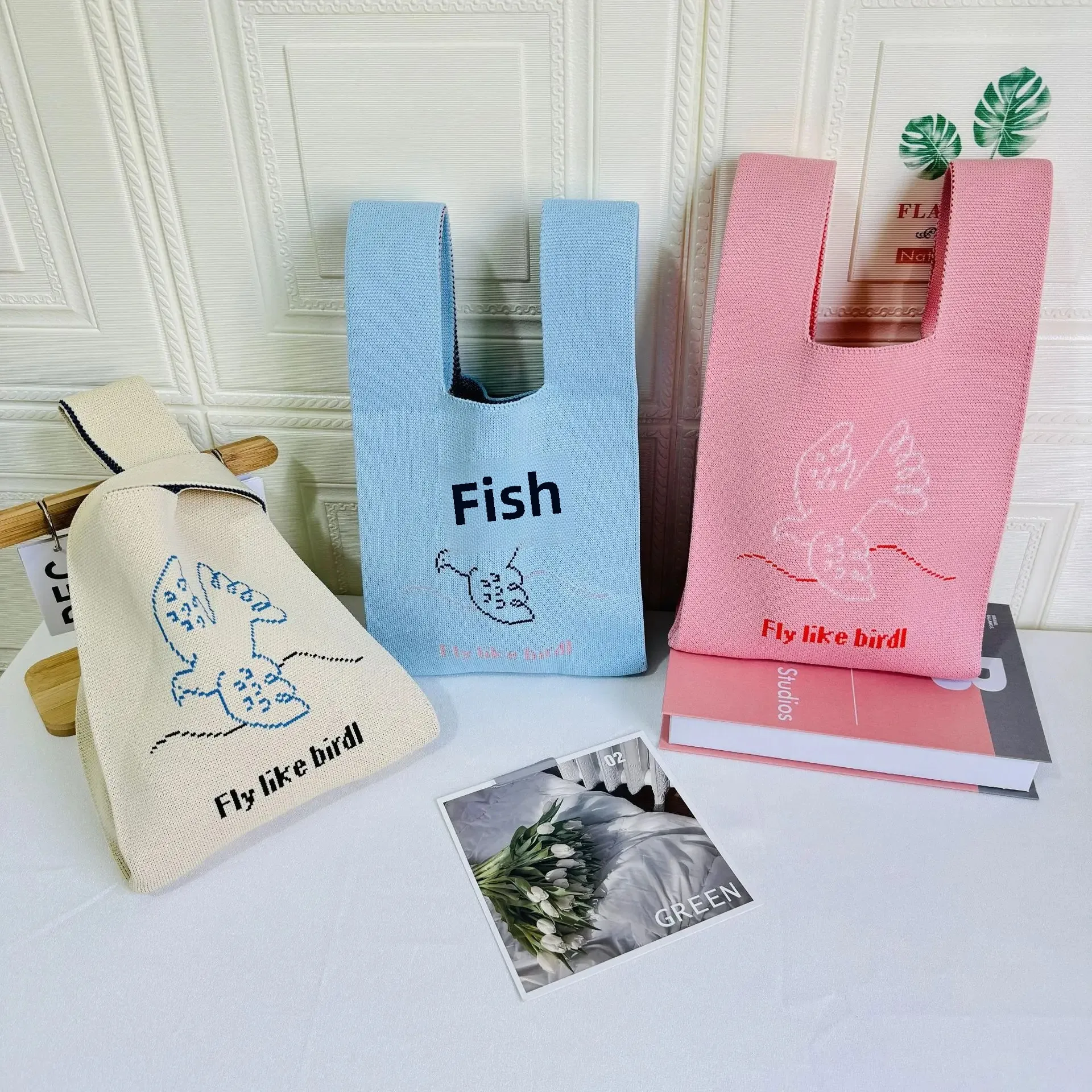 Cute Swallow Design Large Capacity Women's Handbag Fashionable Outgoing Bag Stylish Wristlet Bag Korean Style New Hot Sale Of Th thumbnail 4