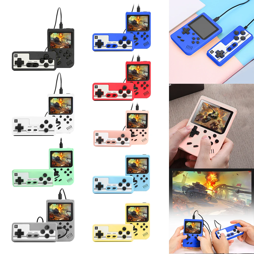 3 Inch Screen Classic Game Player with AV Cable 400/500/800 Games Retro Handheld Games Console Best Birthday Gift for Girls Boys thumbnail 2