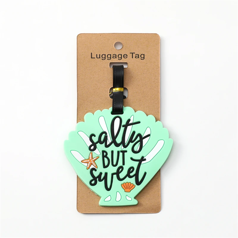 Cute Luggage Travel Accessories Tag Silica Gel Suitcase ID Addres Holder Baggage Boarding Tag Portable Label thumbnail 6