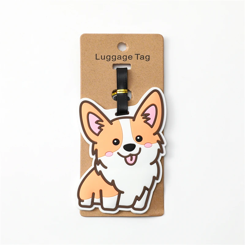 Cute Luggage Travel Accessories Tag Silica Gel Suitcase ID Addres Holder Baggage Boarding Tag Portable Label thumbnail 2