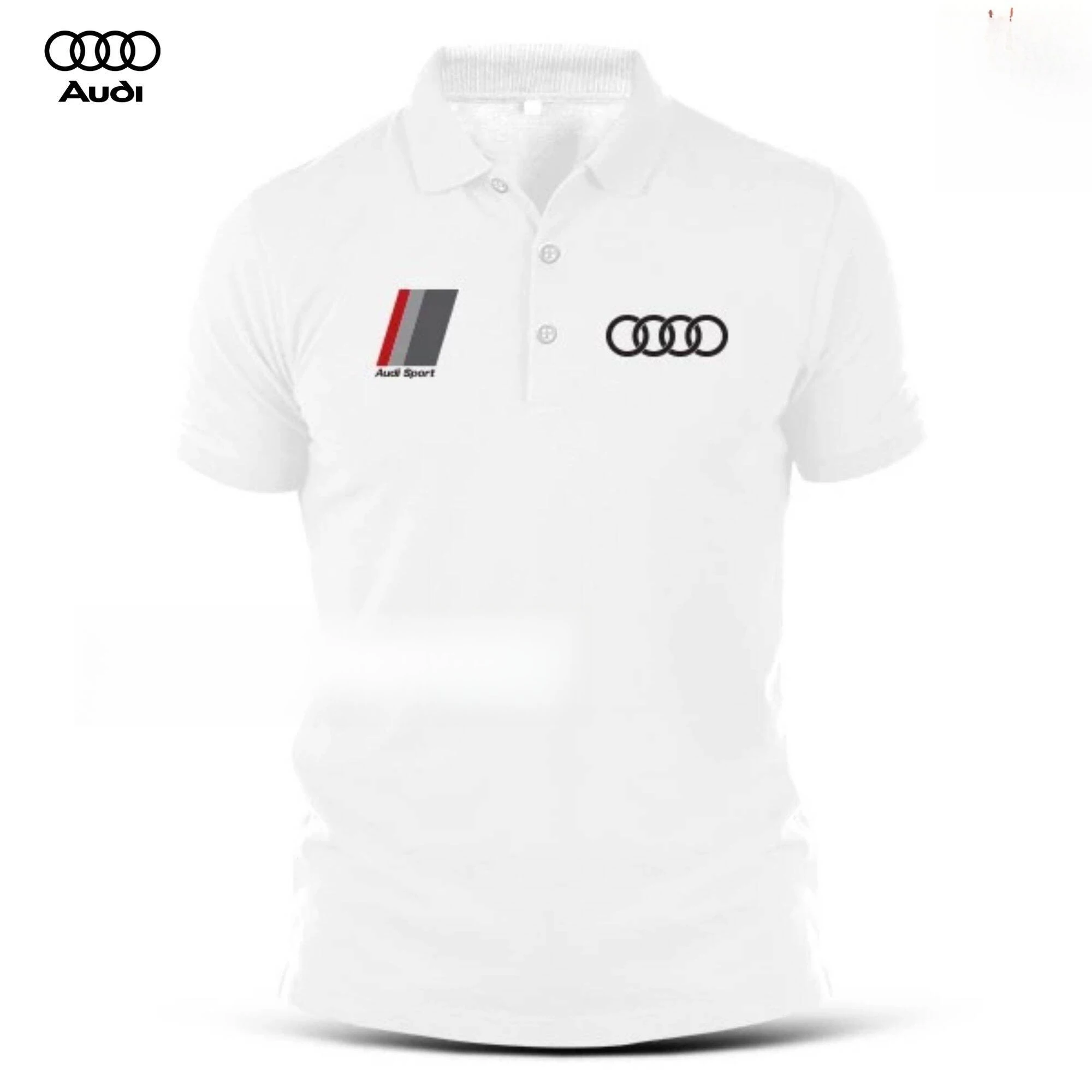 Polo Shirt T-shirt, Lapel, Audi Sports Car, Racing Car Enthusiast, Fan Gift T-shirt for Men and Women, Men and Women thumbnail 6