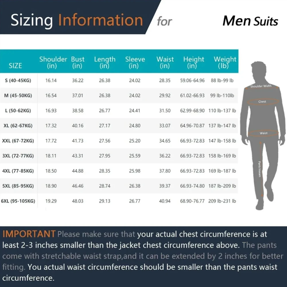 Men Suits For Wedding Elegant 3 Pieces 2 Set Jackets Pants Slim Fit Blazers Formal Outfit Fashion Business Classic 2026 Costume thumbnail 4