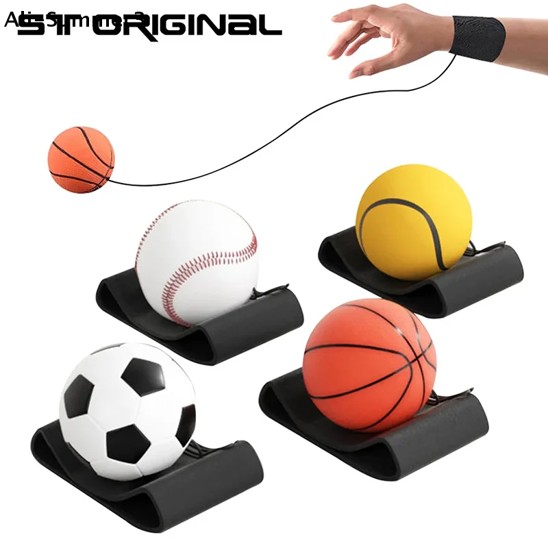 【Ys31】Return Sponge Rubber Hand Ball Game Exercises Bouncing Elastic Sport Strength Training Children Kids Outdoor Toy Ball