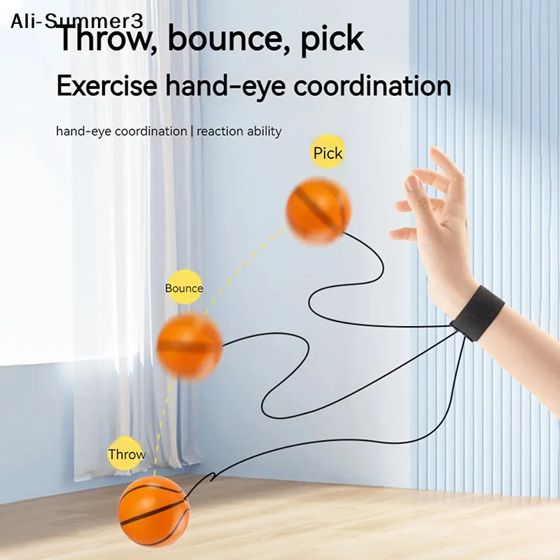 【Ys31】Return Sponge Rubber Hand Ball Game Exercises Bouncing Elastic Sport Strength Training Children Kids Outdoor Toy Ball thumbnail 2