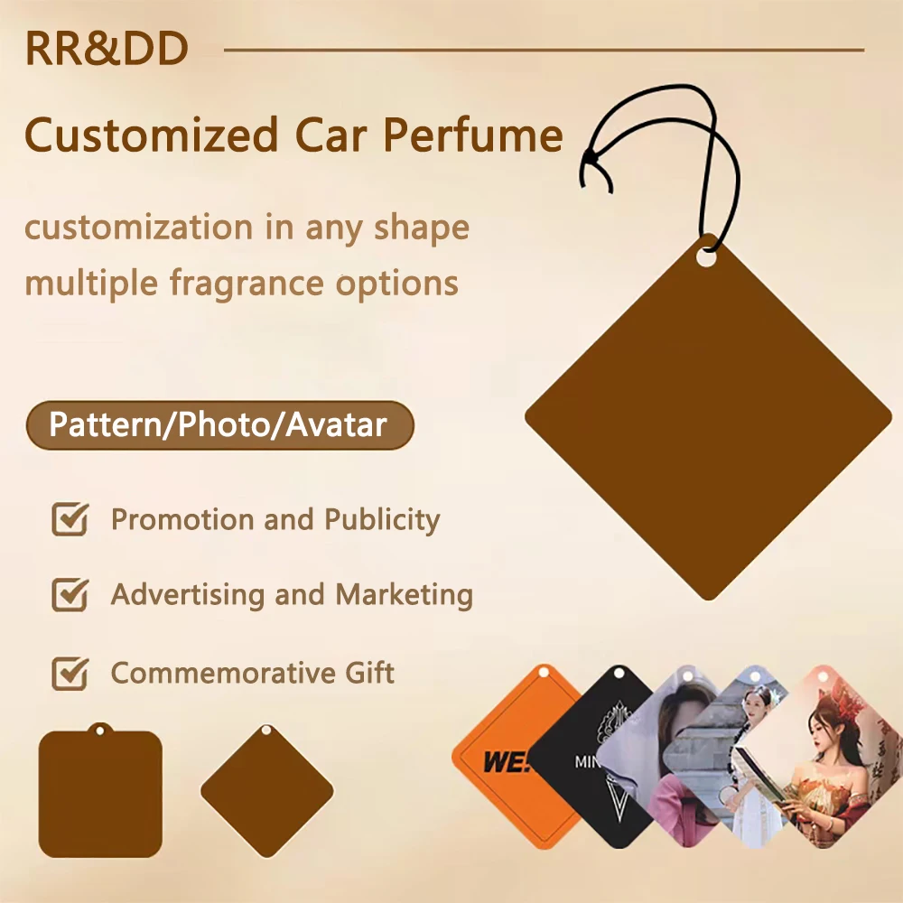 10Pcs Car Air Freshener Smell Hanging Air Freshener for Car Interior Accessories Air Freshener Customization Car Perfume
