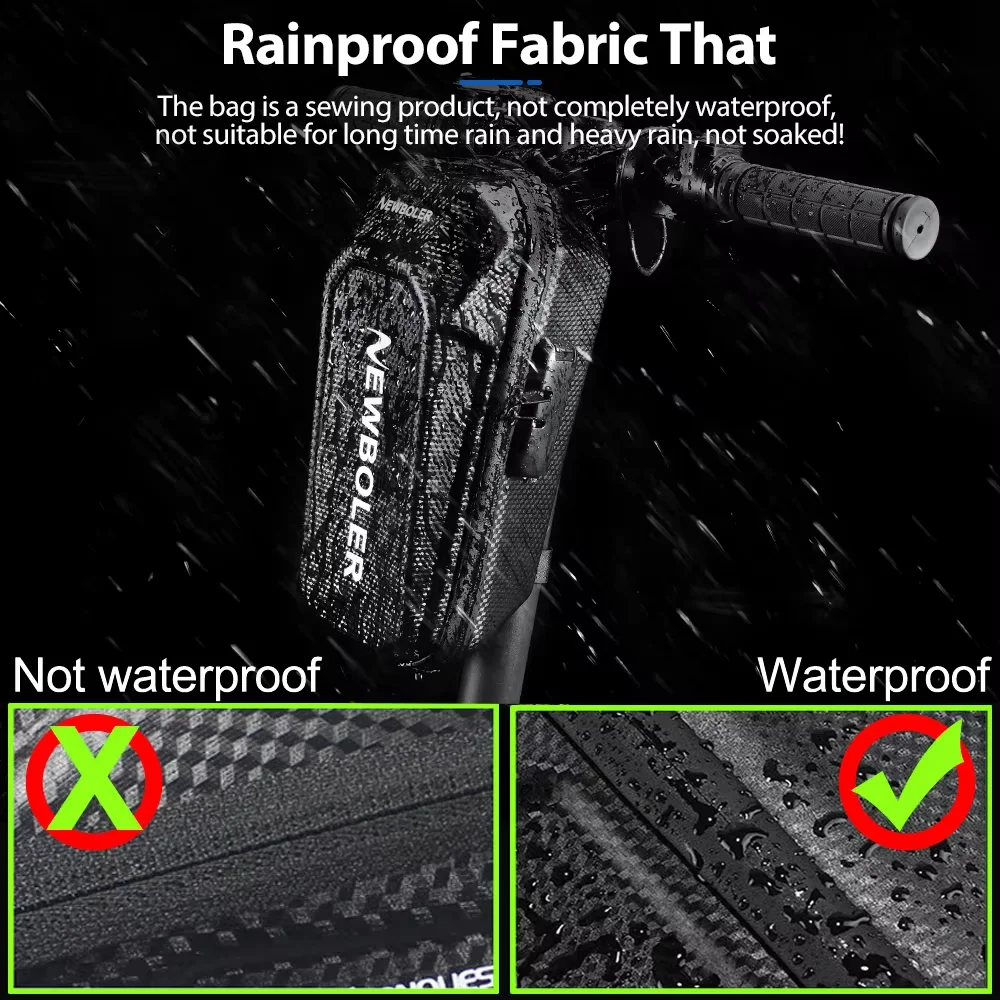NEWBOLER 5L Electric Scooter Front Bag With Password Lock Large Capacity Electric Scooter Bag Outdoor Storage For Xiaomi Scooter thumbnail 6
