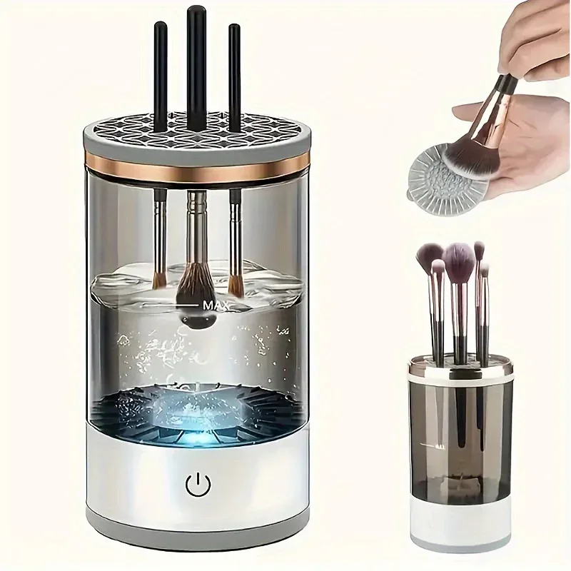 USB Powered Makeup Brush Cleaner And Dryer Odorless Battery Free Plug And Play Essential Beauty Tool For Cosmetic Brushes thumbnail 6