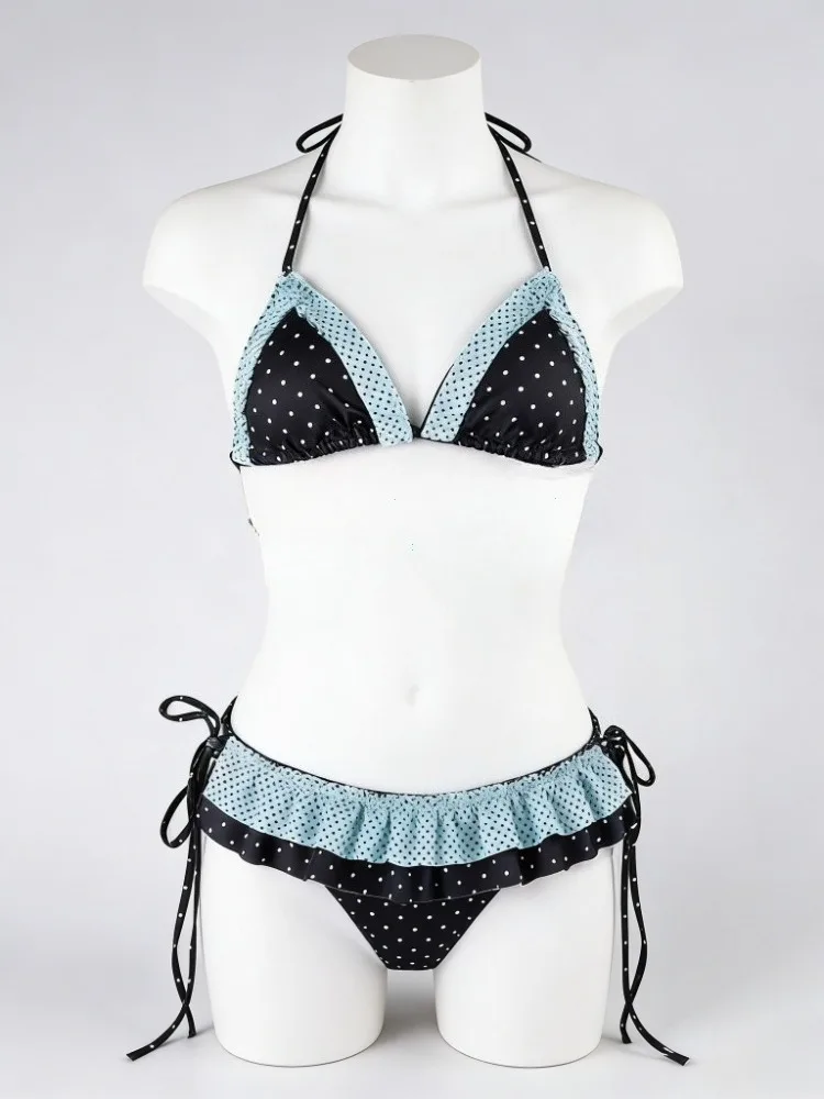High Waist 2-Piece Split Bikini Set for Women 2026 - Print Trendy Swimwear Chic Beach Vacation Summer Party Fashion
