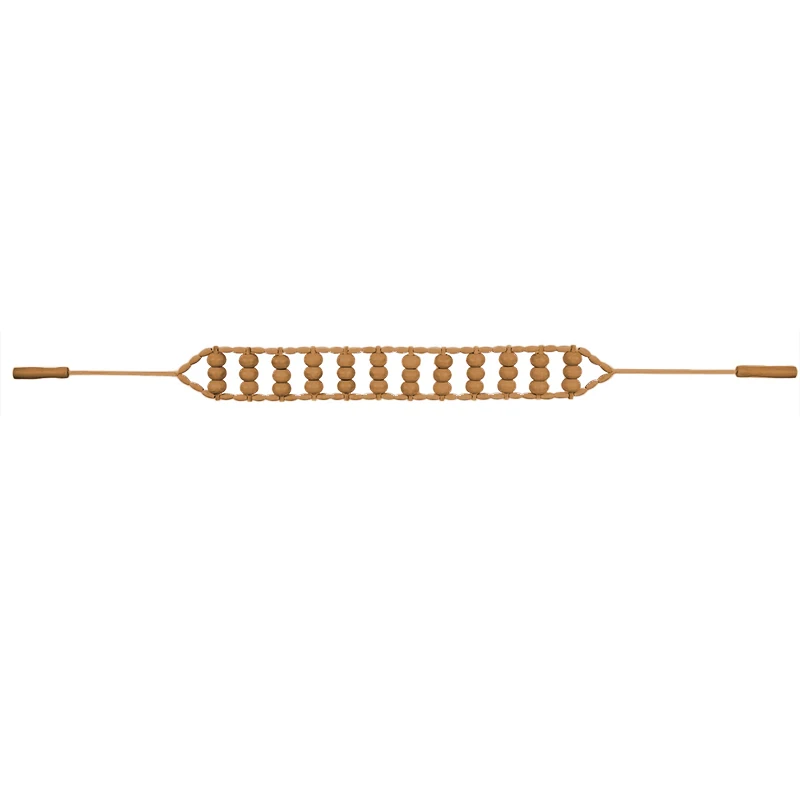 Wooden Massage Roller  Anti Cellulite Wood Therapy Tool Deep Tissue Body Massager for Back Leg Neck Muscle Relief thumbnail 5