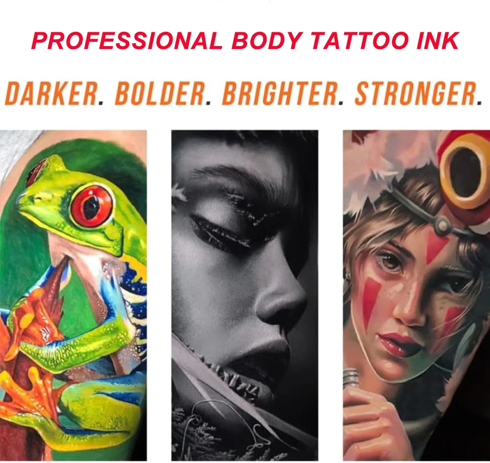 15ML 1/2oz Sailor Jerry Red Tattoo Ink Body Art Tattoo Ink Vibrant Vegan Long Lasting No Color Loss Professional Tattoo Ink thumbnail 2