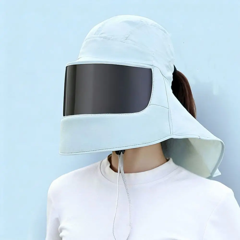 New Anti-UV Summer Sun Hats Shades Neck Breathable Sunshade Hat Cycling Sun Hat Outdoor thumbnail 3