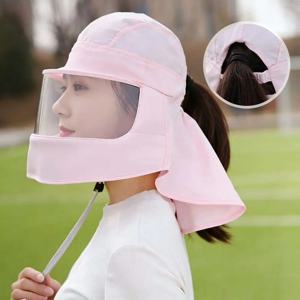New Anti-UV Summer Sun Hats Shades Neck Breathable Sunshade Hat Cycling Sun Hat Outdoor thumbnail 2