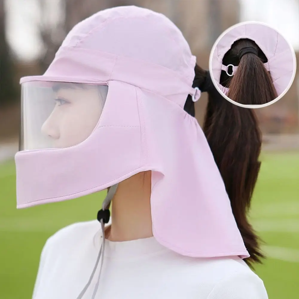 New Anti-UV Summer Sun Hats Shades Neck Breathable Sunshade Hat Cycling Sun Hat Outdoor thumbnail 4