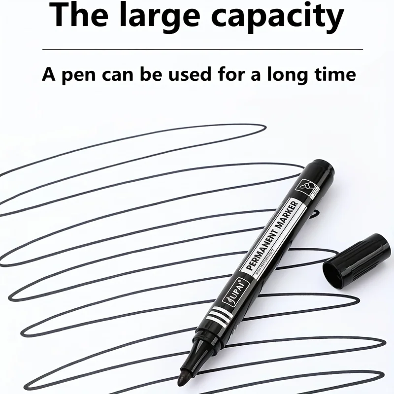 3 Pcs Set Black/Red/Blue Waterproofing Quick Drying Oil Marker Pen Art Dust-free Supplies Doodling Manga Drawing Stationery thumbnail 5