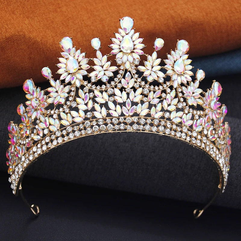 Rhinestone Princess Tiara Women Pageant Prom Queen Crown Bridal Wedding Headpiece Jewelry thumbnail 3