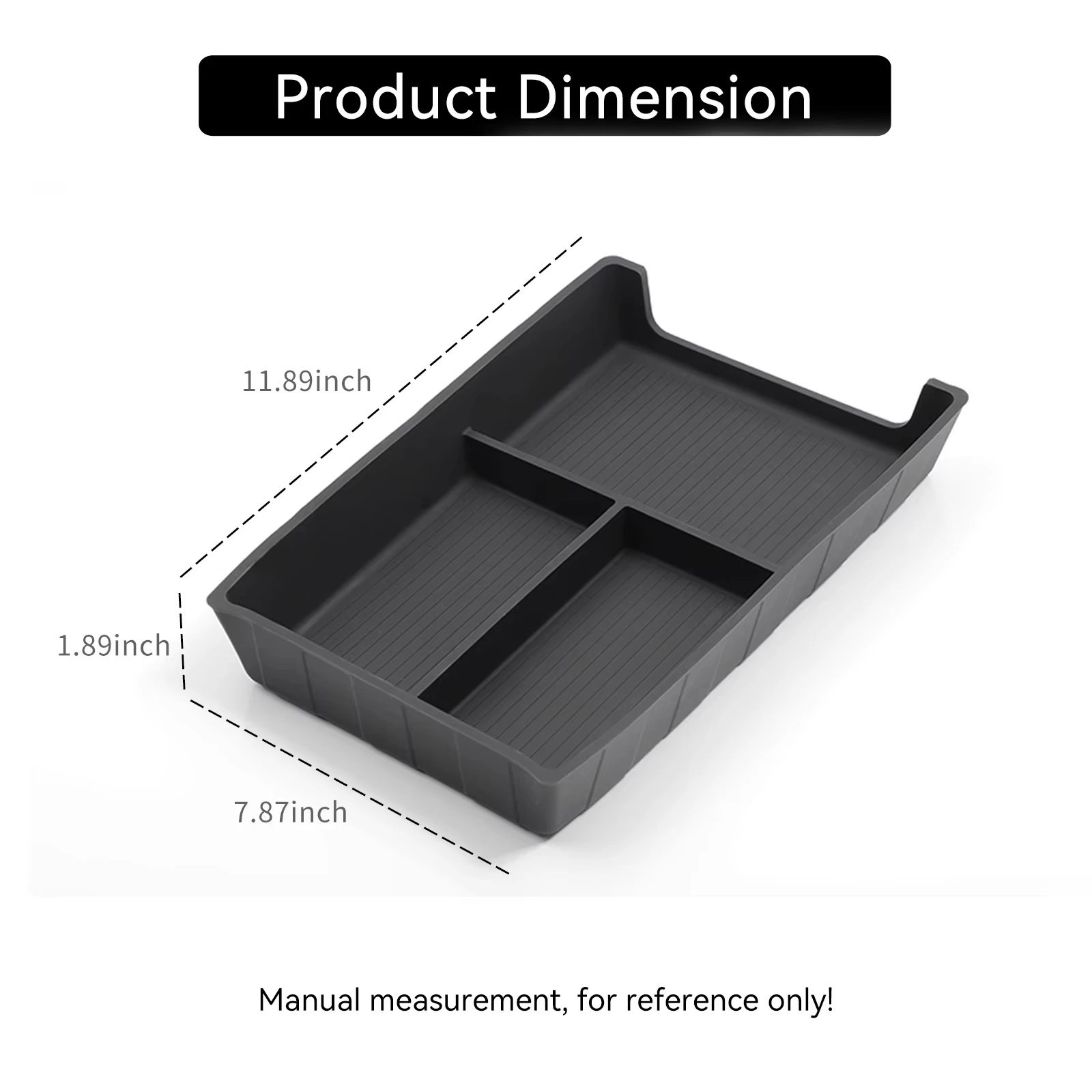 For BYD Sealion 7 EV 2024-2026 Car Storage Box Interior Accessories Center Console Lower Layer Storage Box Organizer Tidying thumbnail 6