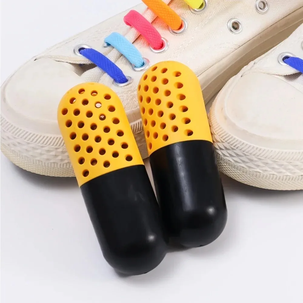 2/4PCS Shoes Deodorant Creative Capsule Shaped Shoe Freshener Portable Moisture Absorber Sports Bags Desiccant Cleaning Supplies thumbnail 2