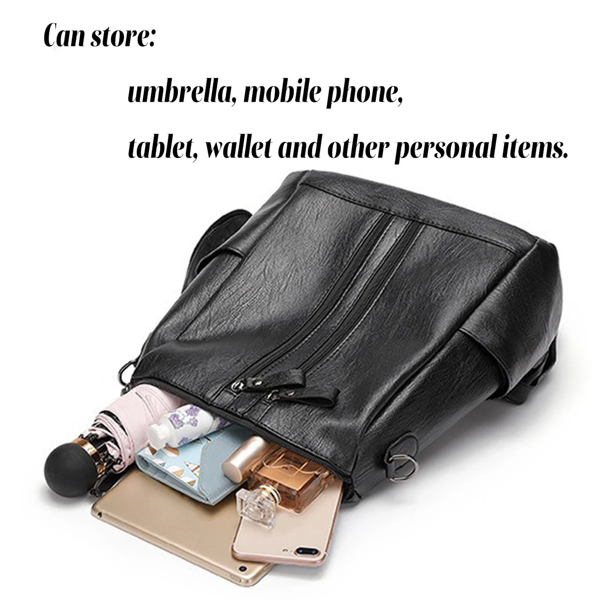 Women's Fashion Casual Backpack, Small Lightweight Daily Travel Bag for College, Commute, Outdoor, Cute Everyday Shoulder Bag thumbnail 3