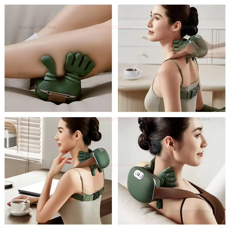 New cross-border trapezius cervical massager, neck massager, shoulder and neck kneading massager, neck protection device thumbnail 6