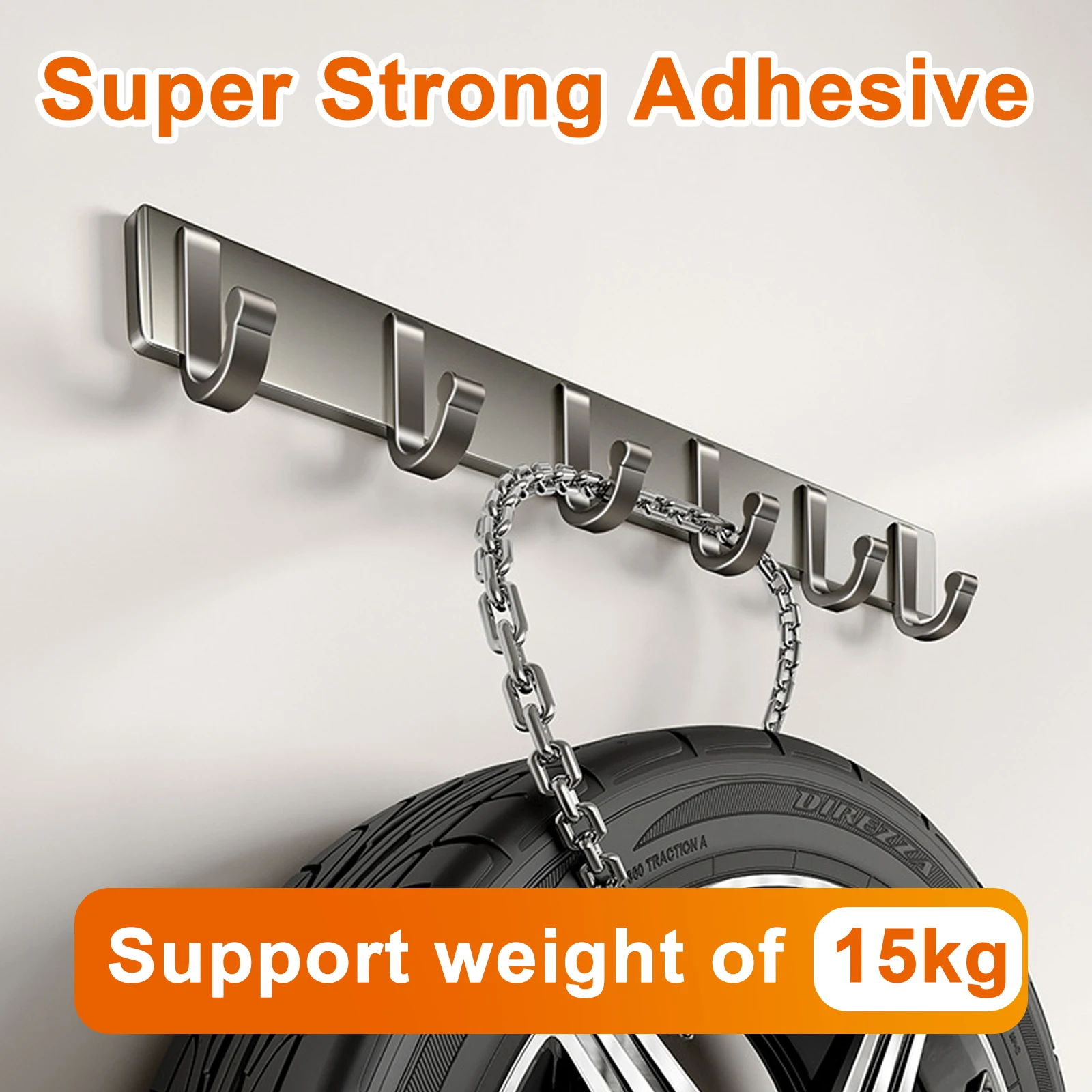Non Perforated Bathroom Hooks,Wholesale of Door Hooks, Space Aluminum, Bedroom Storage, Clothes Hanger Hooks, Wall Clothes Hook thumbnail 4