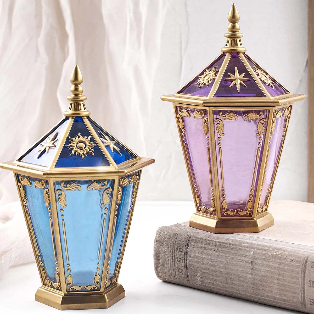 Eid Ornaments Candle Jar Silicone Mold DIY Hexagon Star Moon Relief Jewelry Storage Box Crafts Making Plaster Resin Clay Molds thumbnail 6
