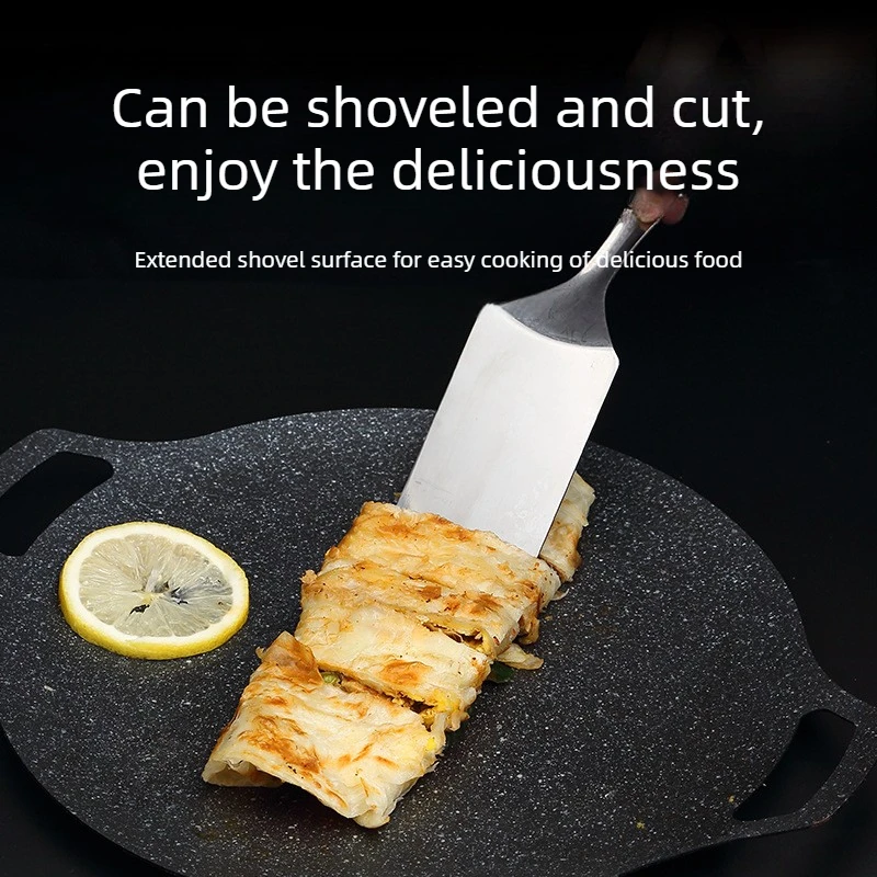 Stainless Steel Flat Spatula, Multi-purpose Small Pan Spatula for Restaurant Home, Steak Pancake Teppanyaki Tiramisu Cooking Tur thumbnail 3
