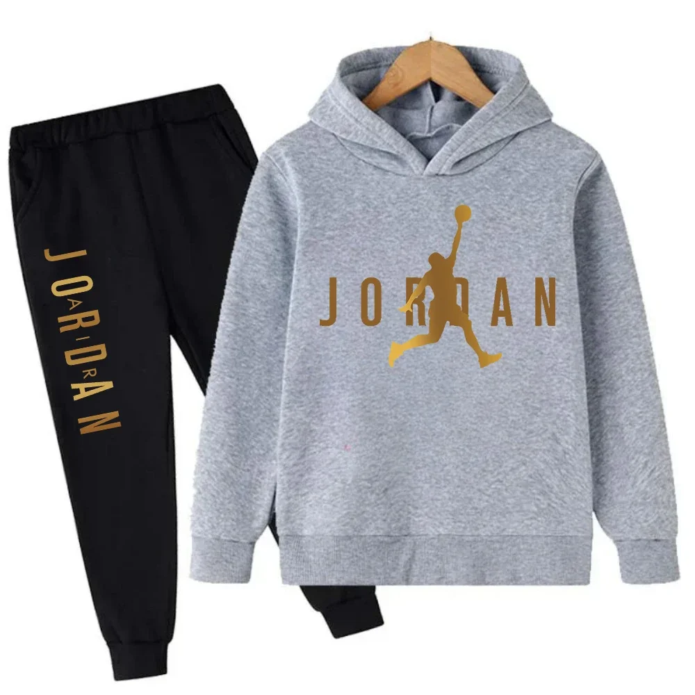 Autumn Warm Slam Dunk Master Pattern Printed Children Set Hoodie+Pant Suit 2pcs Set Kids Boy Girl Fashion Clothing Tracksuits thumbnail 5