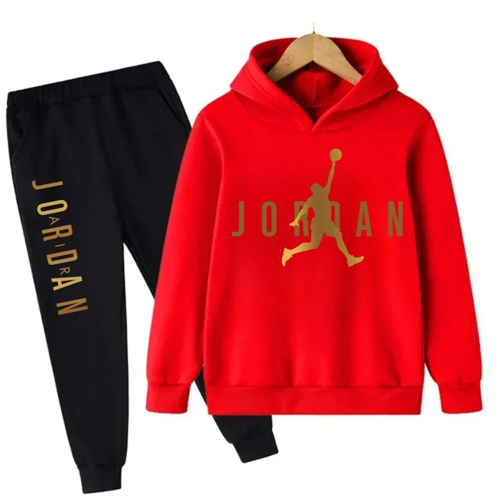 Autumn Warm Slam Dunk Master Pattern Printed Children Set Hoodie+Pant Suit 2pcs Set Kids Boy Girl Fashion Clothing Tracksuits thumbnail 4