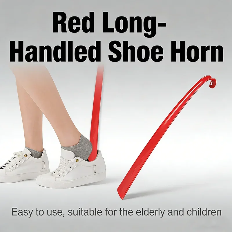 Extra Long Plastic Shoehorn Hotel Household Shoe Insertion Aid Lazy Shoe Horn Draw Helper Shoe Wearer Shoe Lifter thumbnail 2