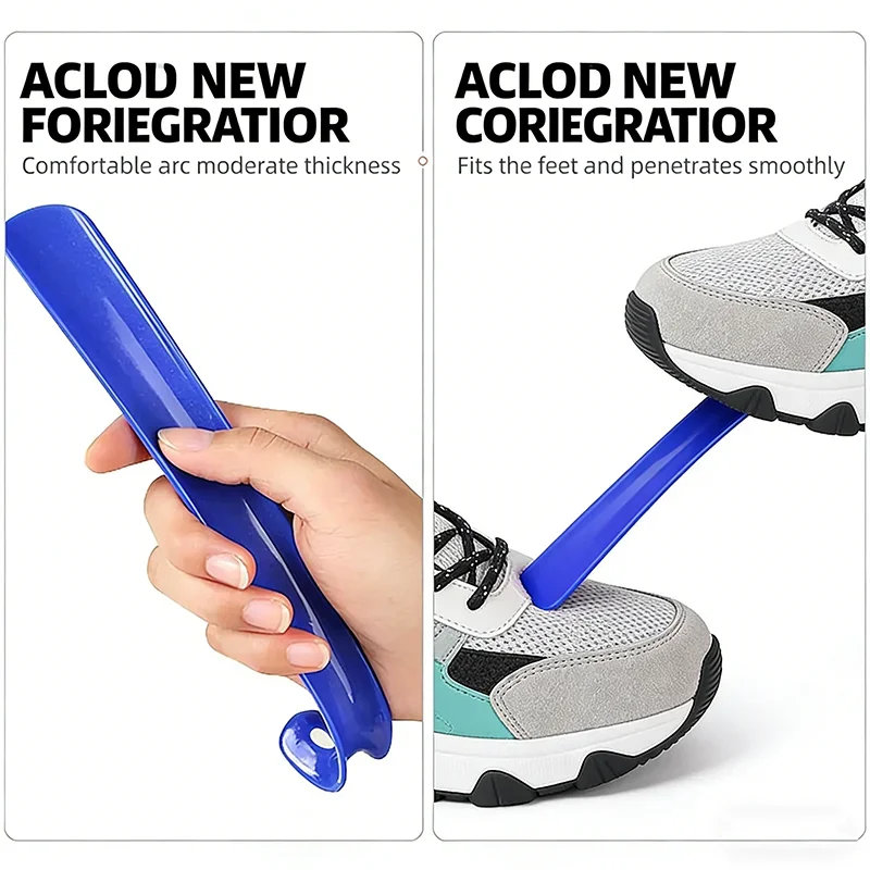 Extra Long Plastic Shoehorn Hotel Household Shoe Insertion Aid Lazy Shoe Horn Draw Helper Shoe Wearer Shoe Lifter thumbnail 5