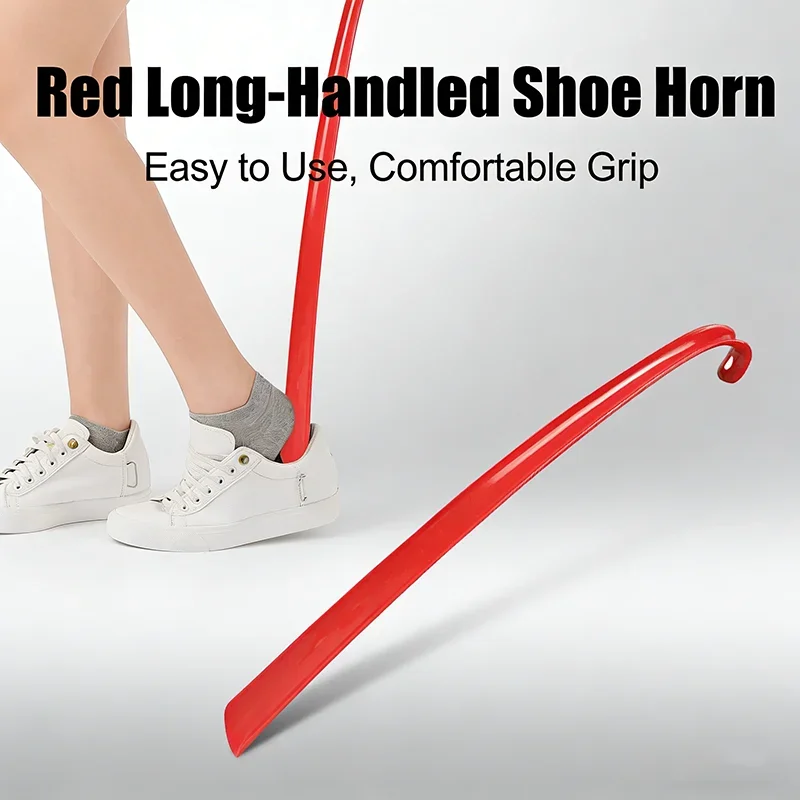 Extra Long Plastic Shoehorn Hotel Household Shoe Insertion Aid Lazy Shoe Horn Draw Helper Shoe Wearer Shoe Lifter thumbnail 3