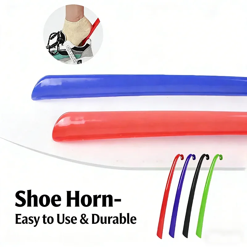 Extra Long Plastic Shoehorn Hotel Household Shoe Insertion Aid Lazy Shoe Horn Draw Helper Shoe Wearer Shoe Lifter thumbnail 4