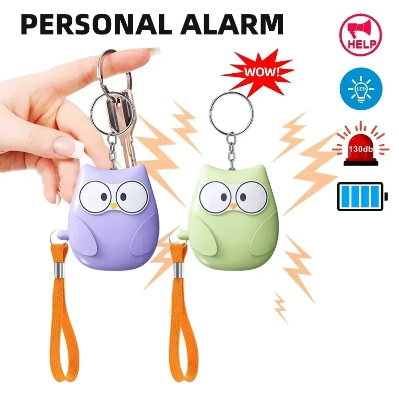 Personal Self Defense Alarm 130db Self Defense Siren Safety Alarm For Women Girl Personal Keychain Alarm thumbnail 2