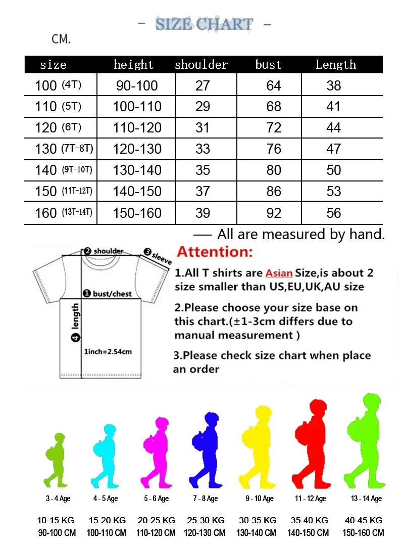 New KPop "Demon Hun ter" Saja Boys' Cartoon Boys' Round-neck Printed Fashionable Casual Children's Girl T-Shirt thumbnail 6