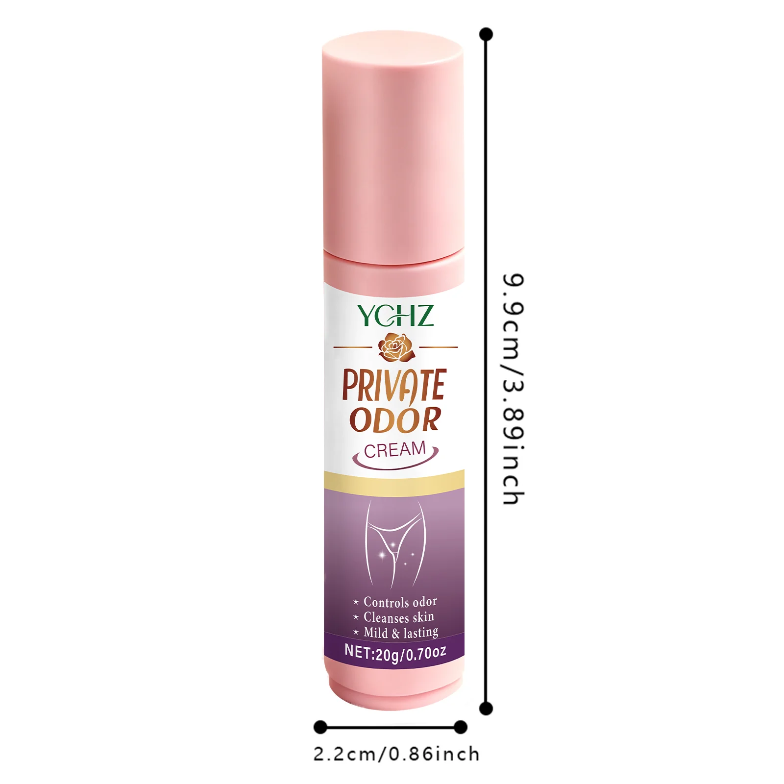 Women's Intimate Cream, Women's Underwear Deodorant Fresh Fragrance, Personal Underwear Hygiene Care Product-20G thumbnail 4