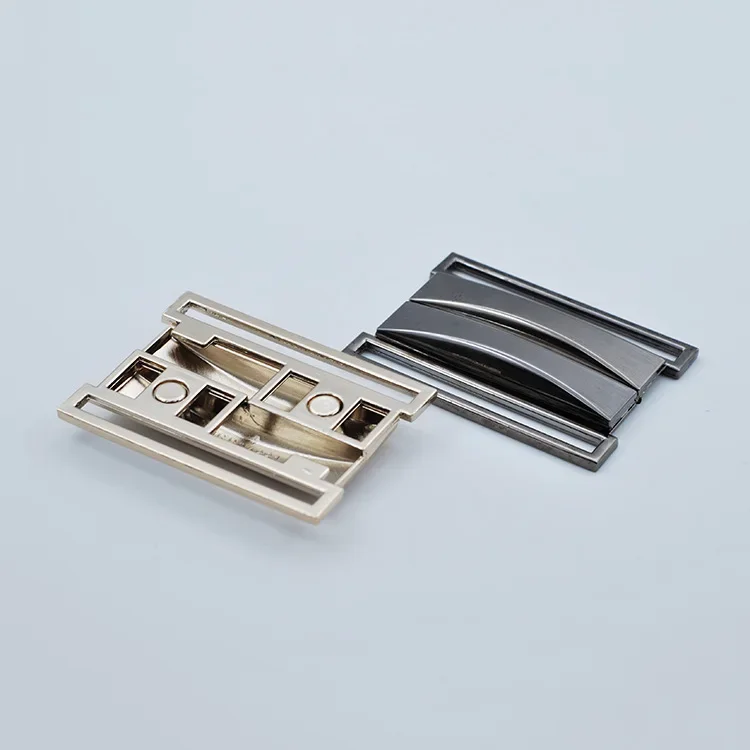 Zinc Alloy Decorative Belt Buckle for Women's Coats And down Jackets Rectangular Metal Button Clothing Accessories thumbnail 2