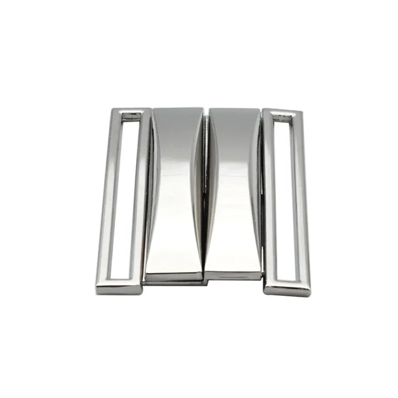 Zinc Alloy Decorative Belt Buckle for Women's Coats And down Jackets Rectangular Metal Button Clothing Accessories thumbnail 4