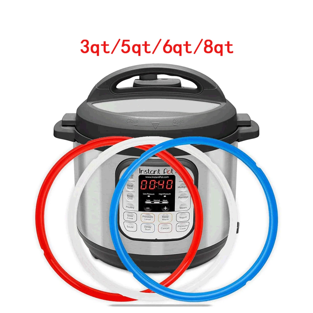 3 Pack Silicone Sealing Ring for Instant Pot 5/6 Qt thumbnail 6