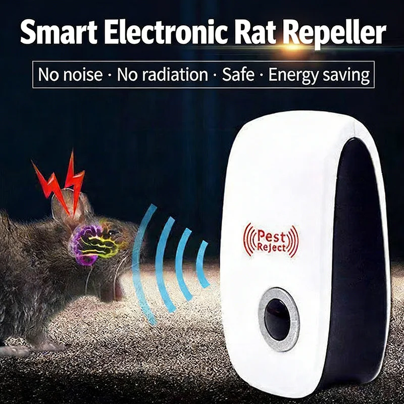 1-8pcs Plug Electric Ultrasonic Anti Mosquito Rodent Control Indoor Insect Killer Zapper Repellent Plug US European Standard thumbnail 6