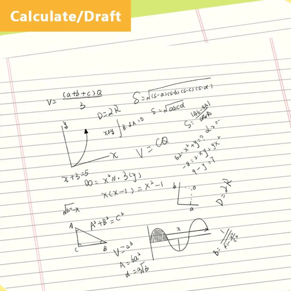 50sheets Multi-functional A3 A3 Notebook Mind Map Planning Tearable Draft Paper Students Writing Notepad Student thumbnail 3